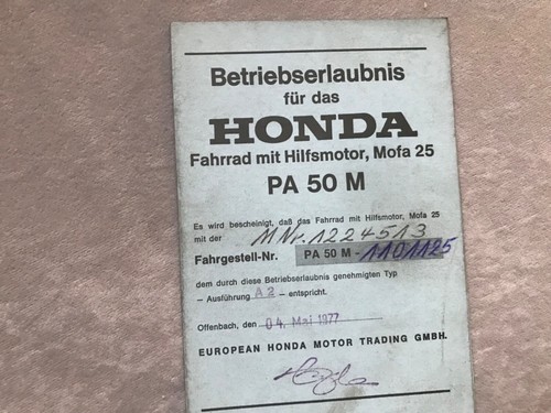 Original abe betriebserlaubnis - abe,