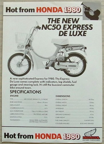 Honda nc50 express luxe - honda,