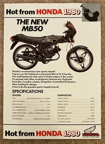 Honda mb50 sportmoped - mb50,