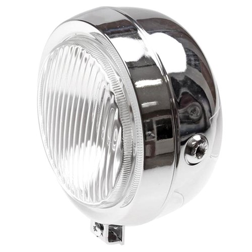 Scheinwerfer chrome 130mm - chrome, mofa