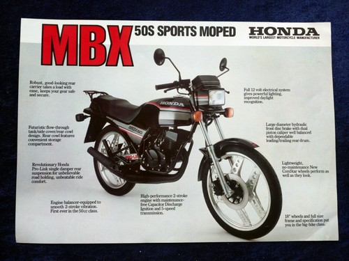 Honda mbx 50s sports - honda,